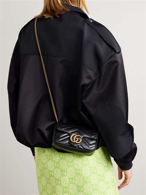 bolsa mini gucci marmont|GG Marmont mini shoulder bag in taupe leather.